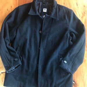 Gap Mens Black Heavy Winter Coat XL